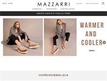 Tablet Screenshot of mazzarri.com